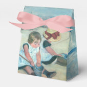 Mary Cassatt - Kinderen die op het strand spelen Bedankdoosjes (Voorkant Zijde)