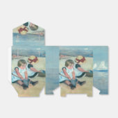 Mary Cassatt - Kinderen die op het strand spelen Bedankdoosjes (Uitgevouwen)