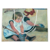 Mary Cassatt - Kinderen die op het strand spelen Groot Cadeauzakje (Voorkant)