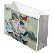 Mary Cassatt - Kinderen die op het strand spelen Groot Cadeauzakje (Voorkant Gekanteld)