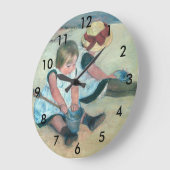 Mary Cassatt - Kinderen die op het strand spelen Grote Klok (Hoek)