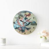 Mary Cassatt - Kinderen die op het strand spelen Grote Klok (Huis)