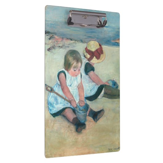 Mary Cassatt - Kinderen die op het strand spelen Klembord (Rechts)