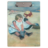 Mary Cassatt - Kinderen die op het strand spelen Klembord (Voorkant)
