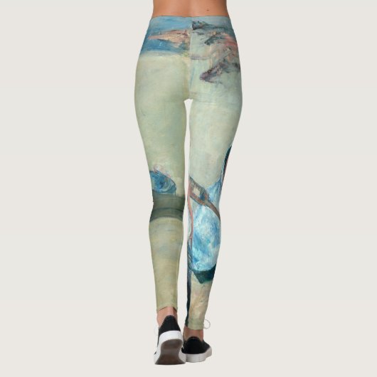 Mary Cassatt - Kinderen die op het strand spelen Leggings (Achterkant)