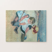 Mary Cassatt - Kinderen die op het strand spelen Legpuzzel (Horizontaal)