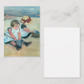 Mary Cassatt - Kinderen die op het strand spelen Notitiekaartje (Voorkant / Achterkant)
