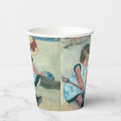 Mary Cassatt - Kinderen die op het strand spelen Papieren Bekers (Links)