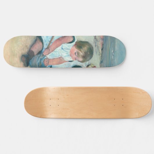 Mary Cassatt - Kinderen die op het strand spelen Persoonlijk Skateboard (Horizontaal)