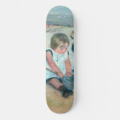 Mary Cassatt - Kinderen die op het strand spelen Persoonlijk Skateboard (Voorkant)