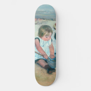 Mary Cassatt - Kinderen die op het strand spelen Persoonlijk Skateboard
