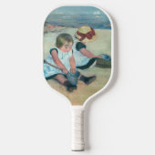Mary Cassatt - Kinderen die op het strand spelen Pickleball Paddle (Voorkant)