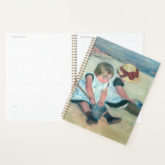 Mary Cassatt - Kinderen die op het strand spelen Planner (Display)