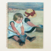 Mary Cassatt - Kinderen die op het strand spelen Planner (Voorkant)