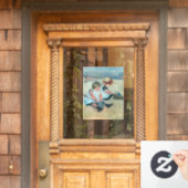 Mary Cassatt - Kinderen die op het strand spelen Raamsticker (Huis Deur)