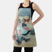 Mary Cassatt - Kinderen die op het strand spelen Schort (Insitu)