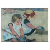 Mary Cassatt - Kinderen die op het strand spelen Snijplank (Voorkant)