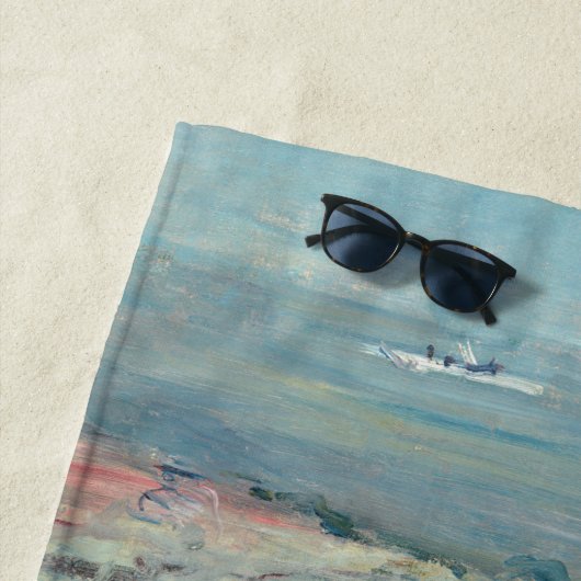 Mary Cassatt - Kinderen die op het strand spelen Strandlaken (In situ)