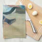 Mary Cassatt - Kinderen die op het strand spelen Theedoek (Quarter Fold)