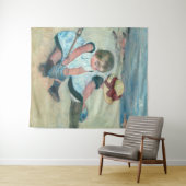 Mary Cassatt - Kinderen die op het strand spelen Wandkleed (In Situ (horizontaal))