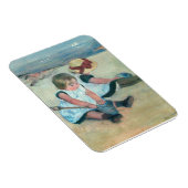 Mary Cassatt “Kinderen spelen op het strand” Magneet (Rechterzijde)