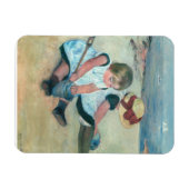 Mary Cassatt “Kinderen spelen op het strand” Magneet (Horizontaal)