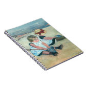 Mary Cassatt - Kinderen spelen op het strand Notitieboek (Rechterzijde)