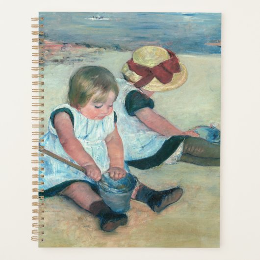 Mary Cassatt - Kinderen spelen op het strand Planner (Voorkant)