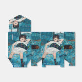 Mary Cassatt - klein meisje in een blauwe stoel Bedankdoosjes (Uitgevouwen)
