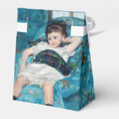Mary Cassatt - klein meisje in een blauwe stoel Bedankdoosjes (Achterkant)