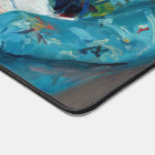 Mary Cassatt - klein meisje in een blauwe stoel Bureaumat (Hoek)