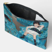 Mary Cassatt - klein meisje in een blauwe stoel Etui (Open)