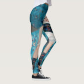 Mary Cassatt - klein meisje in een blauwe stoel Leggings (Rechts)