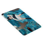Mary Cassatt - klein meisje in een blauwe stoel Magneet (Rechterzijde)