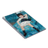 Mary Cassatt - klein meisje in een blauwe stoel Notitieboek (Rechterzijde)