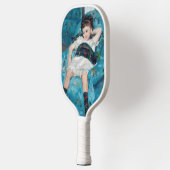 Mary Cassatt - klein meisje in een blauwe stoel Pickleball Paddle (Links)