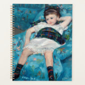 Mary Cassatt - klein meisje in een blauwe stoel Planner (Voorkant)