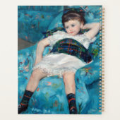 Mary Cassatt - klein meisje in een blauwe stoel Planner (Achterkant)