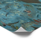 Mary Cassatt - klein meisje in een blauwe stoel Poster (Hoek)