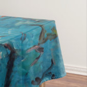 Mary Cassatt - klein meisje in een blauwe stoel Tafelkleed (Voorbeeld)