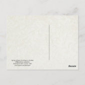 Mary Cassatt "Lente: Margot in een tuin" Briefkaart (Achterkant)