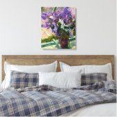 Mary Cassatt Lilacs in een raam Canvas Afdruk (Insitu (Slaapkamer))