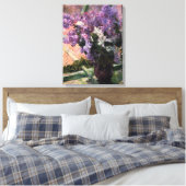 Mary Cassatt - Lilacs in een raam Canvas Afdruk (Insitu (Slaapkamer))