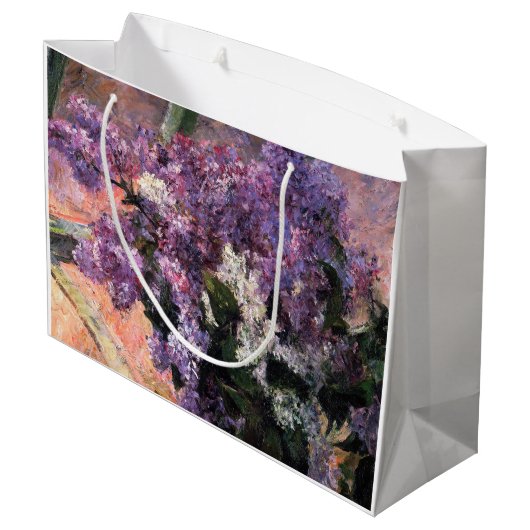 Mary Cassatt - Lilacs in een raam Groot Cadeauzakje (Achterkant Gekanteld)