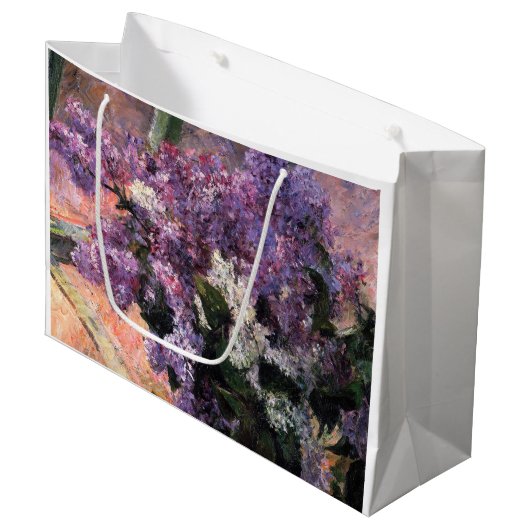 Mary Cassatt - Lilacs in een raam Groot Cadeauzakje (Voorkant Gekanteld)