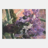 Mary Cassatt - Lilacs in een raam Inpakpapier Vel (Voorkant 3)