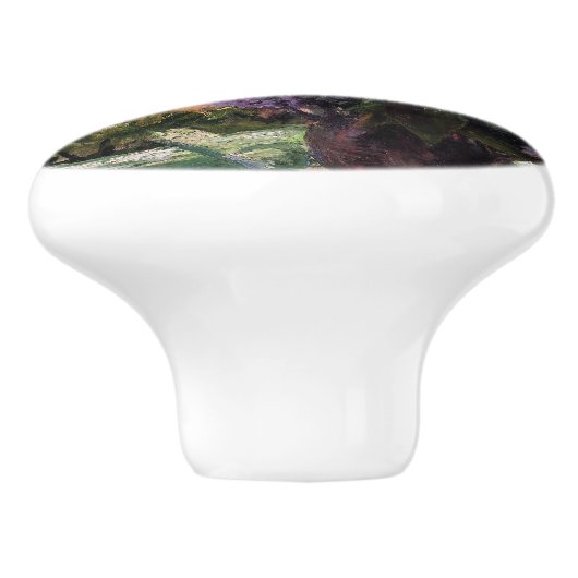 Mary Cassatt - Lilacs in een raam Keramische Knop (Zijkant)