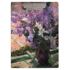Mary Cassatt - Lilacs in een raam Klembord