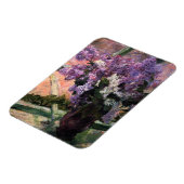 Mary Cassatt - Lilacs in een raam Magneet (Linkerzijde)