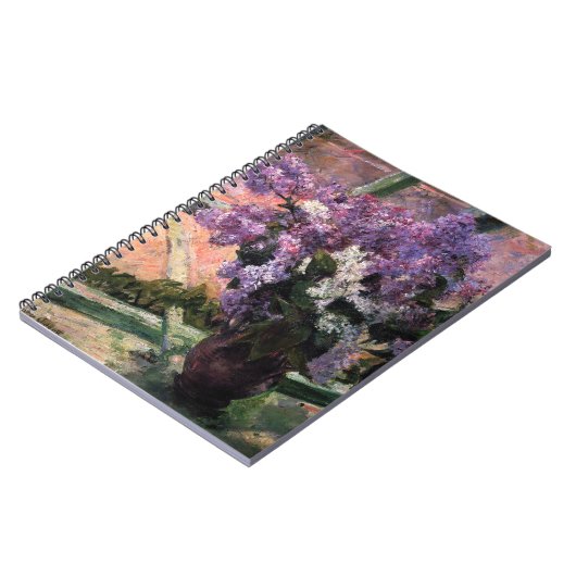 Mary Cassatt - Lilacs in een raam Notitieboek (Linkerzijde)
